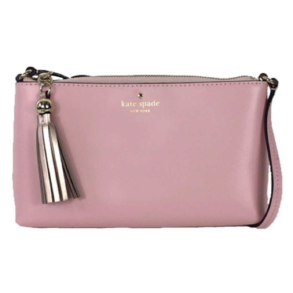 Kate Spade Ivy Street Amy Leather Crossbody, Rose Jade